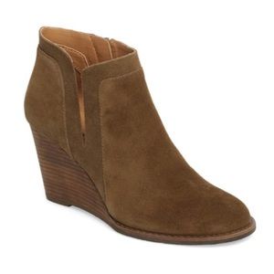 Lucky brand Yabba wedge bootie